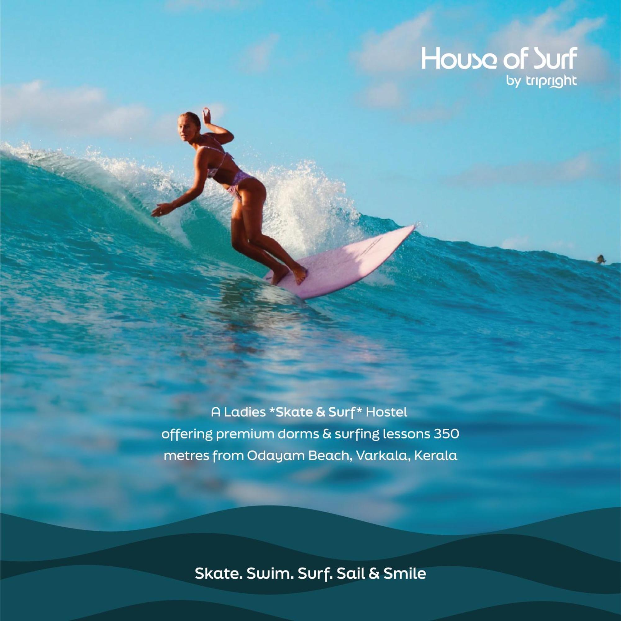 House Of Surf Hostel For Women Varkala Bagian luar foto